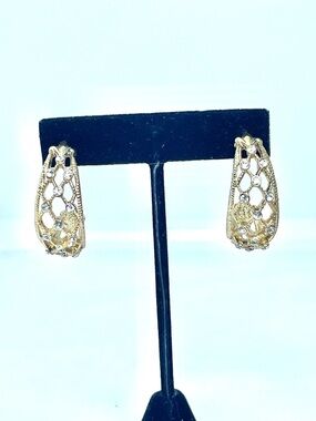 Butler Gold Washed Crystal Earrings